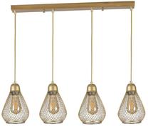 Valgusti rippuv Opviq Chandelier Armut 8717-6, E27, kuldne v. / kuldne v.