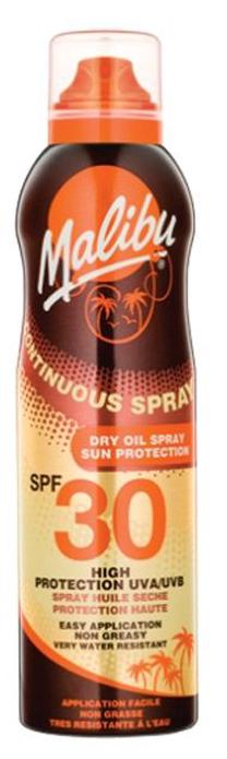 Purškiklis įdegio priežiūrai Malibu SPF30, 175 ml