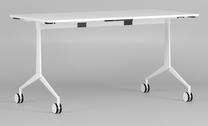 Rašomasis stalas Kalune Design RUN-DFT-A001353, 70 cm x 140 cm, 73 cm, balta sp.