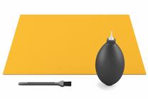 Klaviatūros valymo rinkinys Glorious PC Gaming Race Cleaning Kit, juoda/geltona