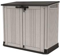 Sodo sandėliukas Keter 17210430, 132 cm x 71.5 cm x 113.5 cm, pilka sp./grafito sp.