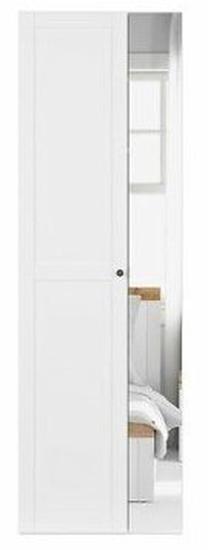 Spinta Flex F57, balta sp., 66 cm x 75 cm x 240 cm, su veidrodžiu