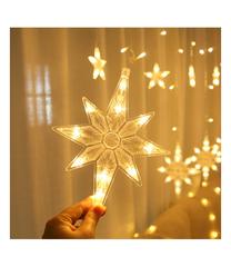 Dekoracija Snowflakes, 360 cm, balta sp.