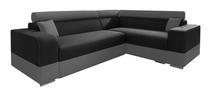 Kampinė sofa Idzczak Meble Infinity Mini M04811, pilka sp., 256 x 186 cm x 93 cm