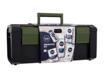 Kūno priežiūros rinkinys vyrams Nivea Men Sensitive, 4 vnt.