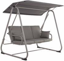 Lauko sūpynės Patio Tivoli D060-06EW, pilka sp., 229 cm x 146 cm x 190 cm