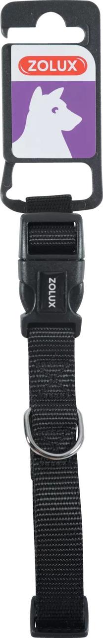 Ошейник для собак Zolux, черный цв., 300 - 400 мм x 15 мм, S