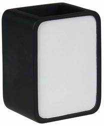 Стакан для зубных щеток Splendid Classy LA-CLASSY-KUBEK-CZA, белый цв./черный цв., 7 см x 9.5 см x 5.5 см