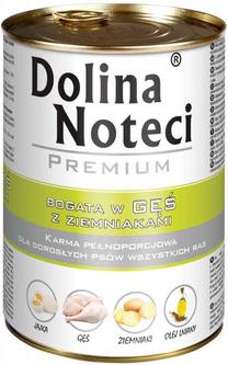 Влажный корм для собак Dolina Noteci, овощи/гусиное мясо, 0.8 кг
