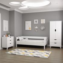 Miegamojo baldų komplektas Kalune Design Valencia 3, vidaus, balta sp.