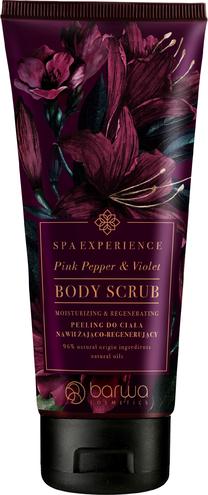 Kūno odos šveitiklis Barwa SPA Experience Pink Pepper & Violet, 180 ml