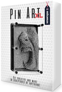Обучающая игрушка Mikamax Pin Art XL, черный цв.