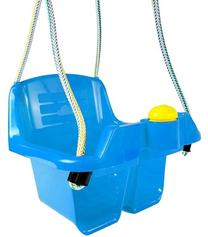 Piekarināmās šūpoles–krēsliņš Lean Toys 5037, 29 cm, 26 cm, zila krās.