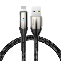 Laidas Baseus CALSP-C01, USB/Apple Lightning, 200 cm, juoda sp.