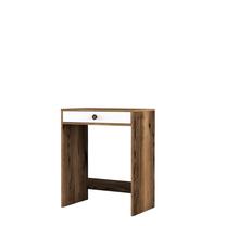 Kosmetinis staliukas Kalune Design Lizbon, balta sp./riešuto sp., 40 cm x 70 cm x 84.7 cm