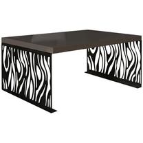 Kavos staliukas ADRK Mafei, juoda sp., 100 cm x 70 cm x 45 cm