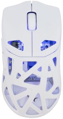 Belaidė žaidimų pelė White Shark GM-5019, bluetooth, balta sp.