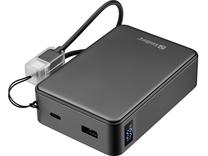 Lādētājs-akumulators (Power bank) Sandberg Nano 421-40, 20000 mAh, 20 W, melna krās.