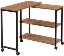 Журнальный столик Kalune Design Melin, черный цв./сосновый цв., 70 см x 76 см x 63 см