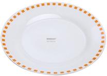Šķīvis Banquet, Ø 19 cm, balta krās./oranža krās.