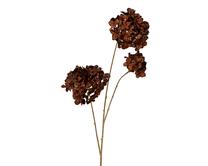 Dirbtinė gėlė Decoris Hydrangea, ruda sp., 88 cm
