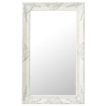 Зеркало VLX Baroque Style, подвесной, 50 см x 80 см, белый цв.