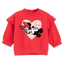 Džemperi, neformāls ar siltinājumu, mazuļiem Cool Club Minnie Mouse LCG2800630, sarkana krās., 62 cm