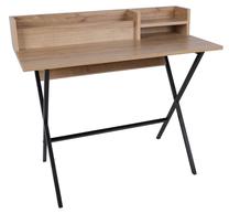 Rašomasis stalas Kalune Design Havana 811MDD3814, 100 cm x 89 cm, 50 cm, ąžuolo sp.