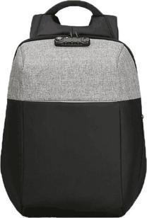 Kuprinė nešiojamam kompiuteriui Notrbook Backpack, juoda sp./pilka sp., 15.6"
