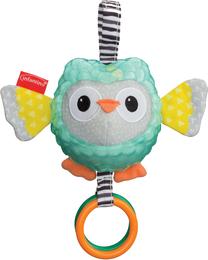 Rotaļlietas ratiem Infantino Textured Sensory Pal Owl, daudzkrāsaina