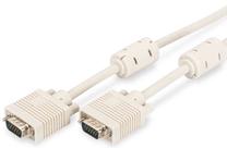 Laidas Assmann HD15 to HD15 HD D-Sub 15-pin male, HD D-Sub 15-pin male, 0.1 m, smėlio sp.