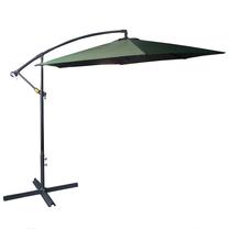 Sodo skėtis Patio, 300 cm, antracito sp./žalia sp.