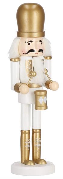 Щелкунчик Springos Nutcracker CA1117, 30.5 см, золотой цв./белый цв.
