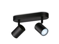 Valgusti lagi WiZ Imageo 929002659101, GU10, 2700 - 6500 °K, 2 x 5 W, must v. / must v.