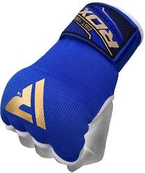 Внутренние боксерские перчатки RDX Inner Gloves With Wrist Strap HYP-ISU-XL, синий цв., XL