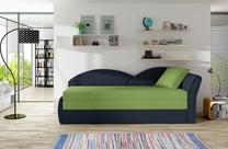 Sofa Aga Alova 42, Alova 79, žalia sp., dešininė, 218 x 80 cm x 77 cm