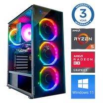 Stacionārs dators Intop Ryzen 5 5600X, DDR4 64 GB, SSD 500 GB, AMD Radeon RX 580 8 GB GDDR5, Windows 11 Home