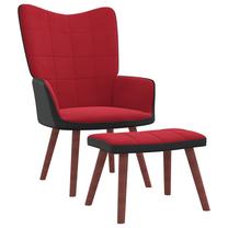 Tugitool VLX Relaxing, must v./punane v., 61.5 cm x 69 cm x 95.5 cm