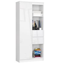 Biuro spinta Akord CLP R15, balta sp., 180 cm x 35 cm x 80 cm