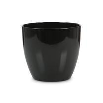 Puķu pods Scheurich 920/19, keramika, Ø 19 cm, melna krās.