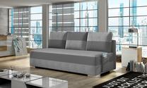 Sofa Atila Sawana 21, Soft 29, pilka sp./tamsiai pilka sp., 92 x 200 cm x 83 cm