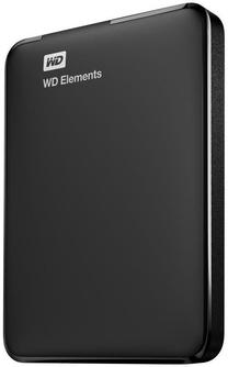 Kietasis diskas Western Digital WD Elements, HDD, 750 GB, juoda sp.