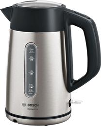 Elektrinis virdulys Bosch TWK4P440, 1.7 l, juoda sp./nerūdijančiojo plieno sp.