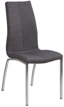 Valgomojo kėdė Home4you, pilka sp., 43.5 cm x 57 cm x 95 cm