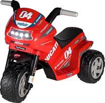 Детский электромотоцикл Peg Perego Ducati Mini Evo, красный цв.