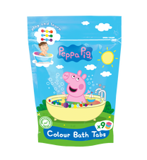Vannas bumba Peppa Pig Colour Bath Tabs, 25 g, 9 gab.