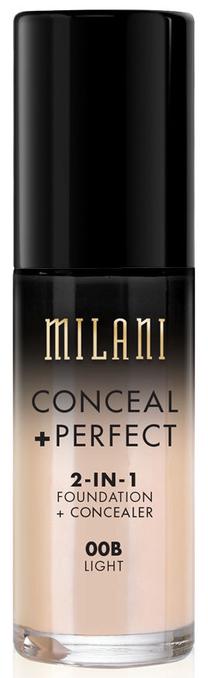 Šķidrā grima bāze Milani Conceal + Perfect, 00b light, 30 ml