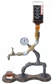 Gėrimų dozatorius Kalune Design DSP004, metalas, aukso sp.
