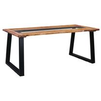 Stalas VLX 288067, ruda sp., 180 cm x 90 cm x 75 cm