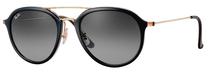Sporta saulesbrilles Ray-Ban RB4253 601/71, 53 mm, zelta krās./melna krās.
